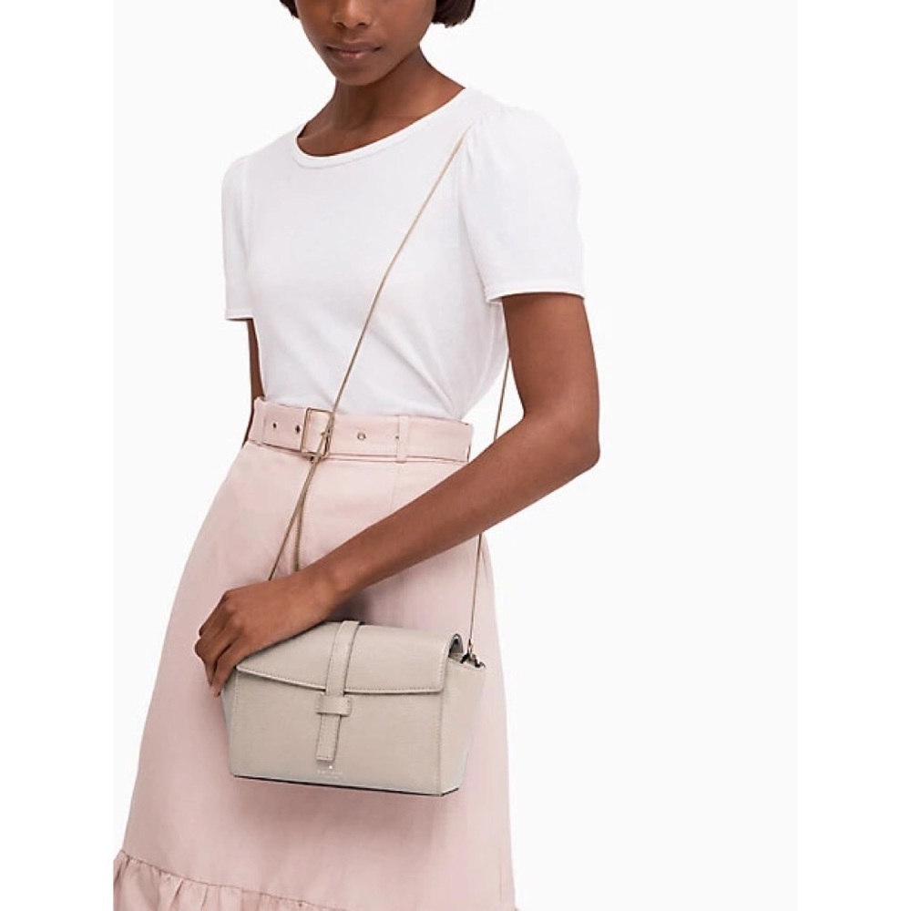 Kate Spade Emmie Embossed Leather Crossbody Bag - Picture 2 of 9